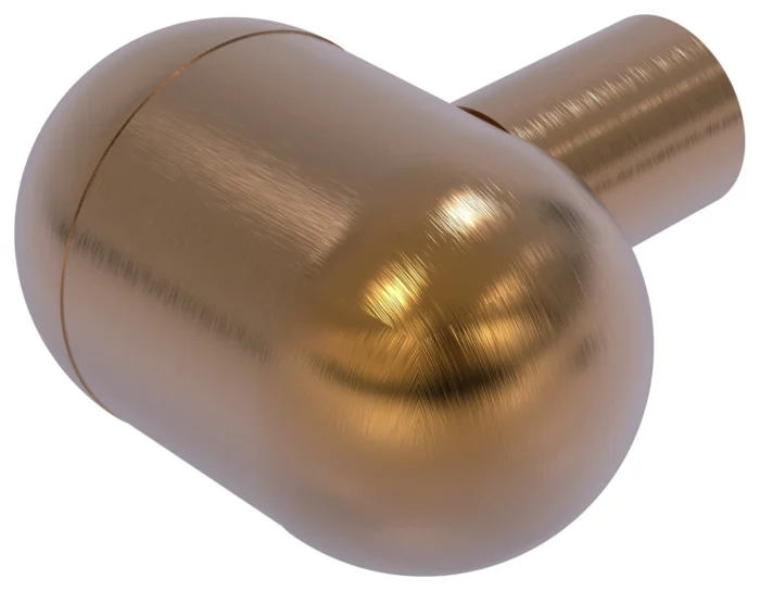 1-1/4" Cabinet Knob, Brushed Bronze - Image 1