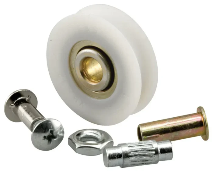 1-1/4", Nylon Ball Bearing, Sliding Door Roller Set, 2Pack - Image 1