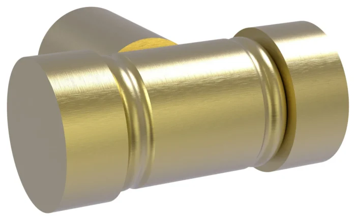 1-1/8" Cabinet Knob, Satin Brass - Image 1
