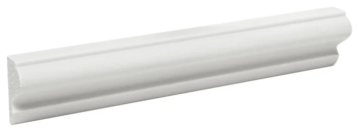 1-1/8" Plain Recycled Polystyrene Panel Cap Moulding, 6" Long Sample - Image 1