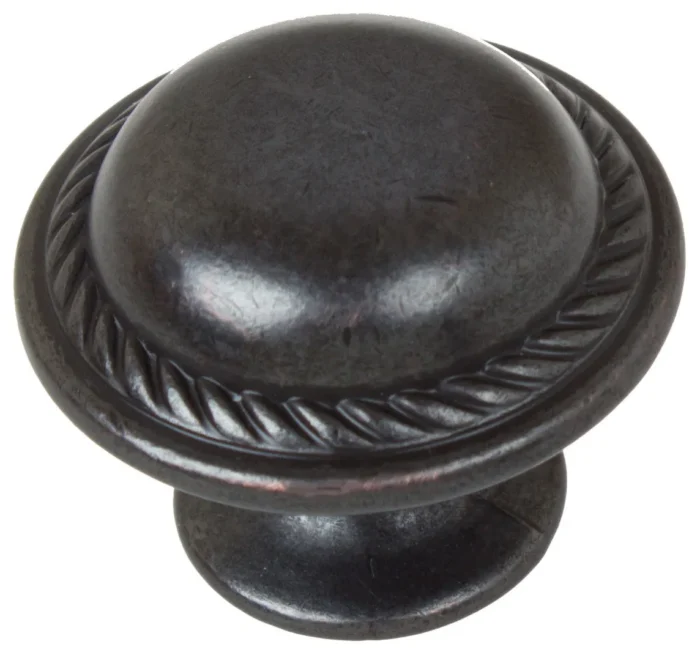 1-1/8" Round Rope Cabinet Hardware Pulls Oil Rubbed Bronze, Set of 20 - Image 1