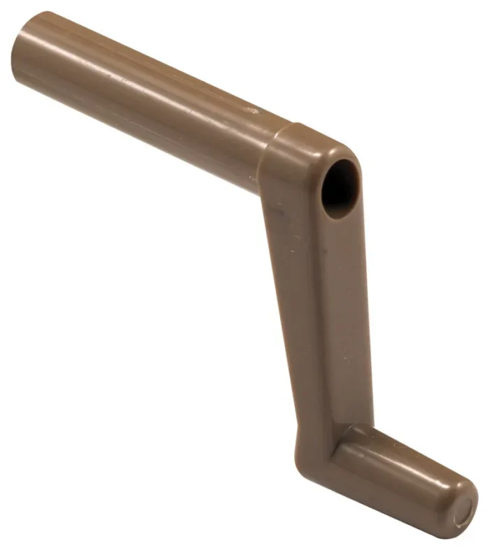 1-3/4" Stem, Brown Plastic Window Crank Handle, 2Pack - Image 1