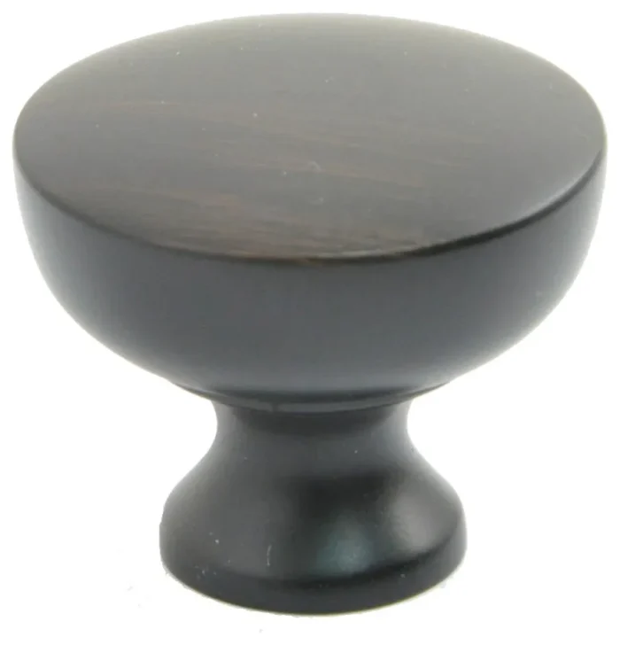 1-3/8" Round Knob, Oil Rubbed Bronze - Image 1