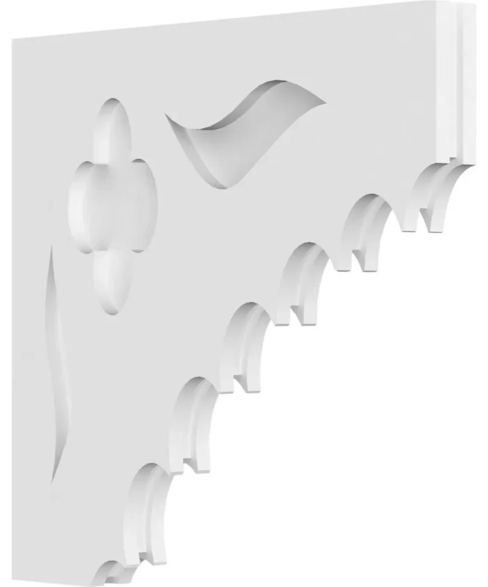 1 7/8"W X 18"D X 18"H Wellington Architectural Grade PVC Corbel - Image 1