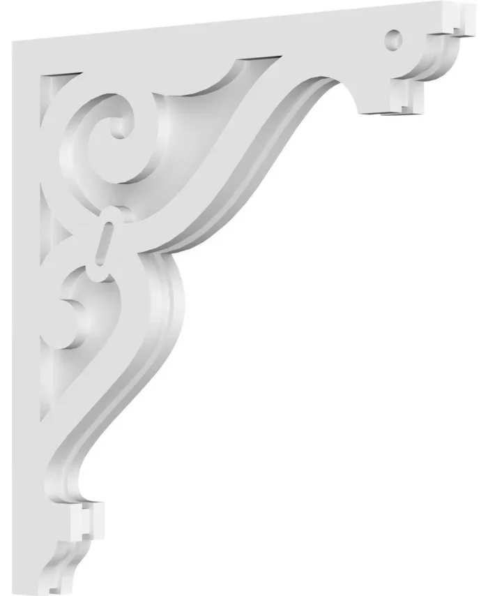 1 7/8"W X 22"D X 22"H Finley Architectural Grade PVC Corbel - Image 1