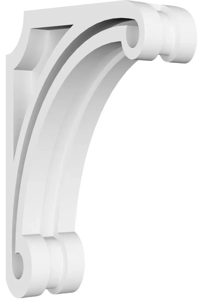 1 7/8"W X 4 1/2"D X 7"H Arch Architectural Grade PVC Corbel - Image 1
