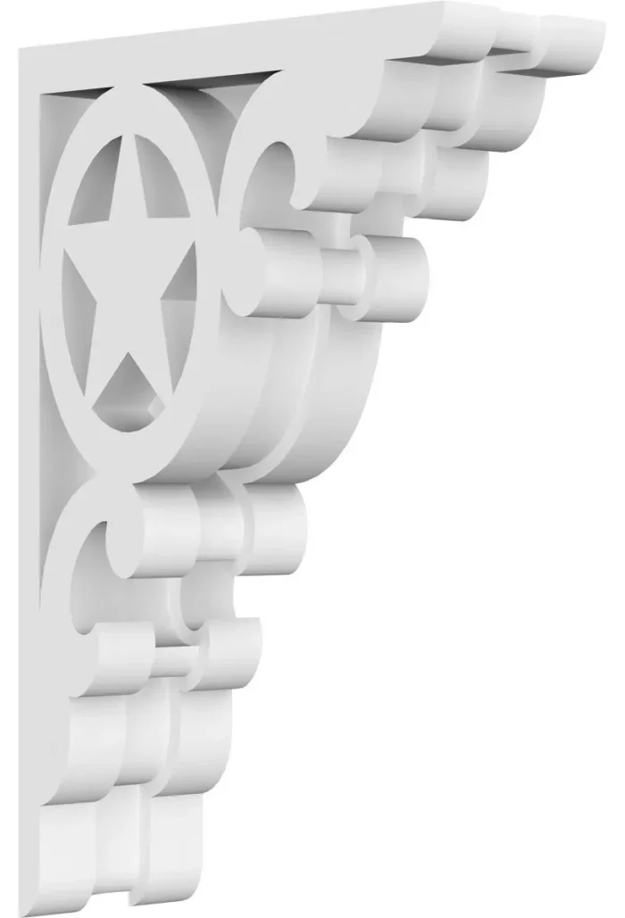 1 7/8"W X 4 1/2"D X 7"H Austin Architectural Grade PVC Corbel - Image 1
