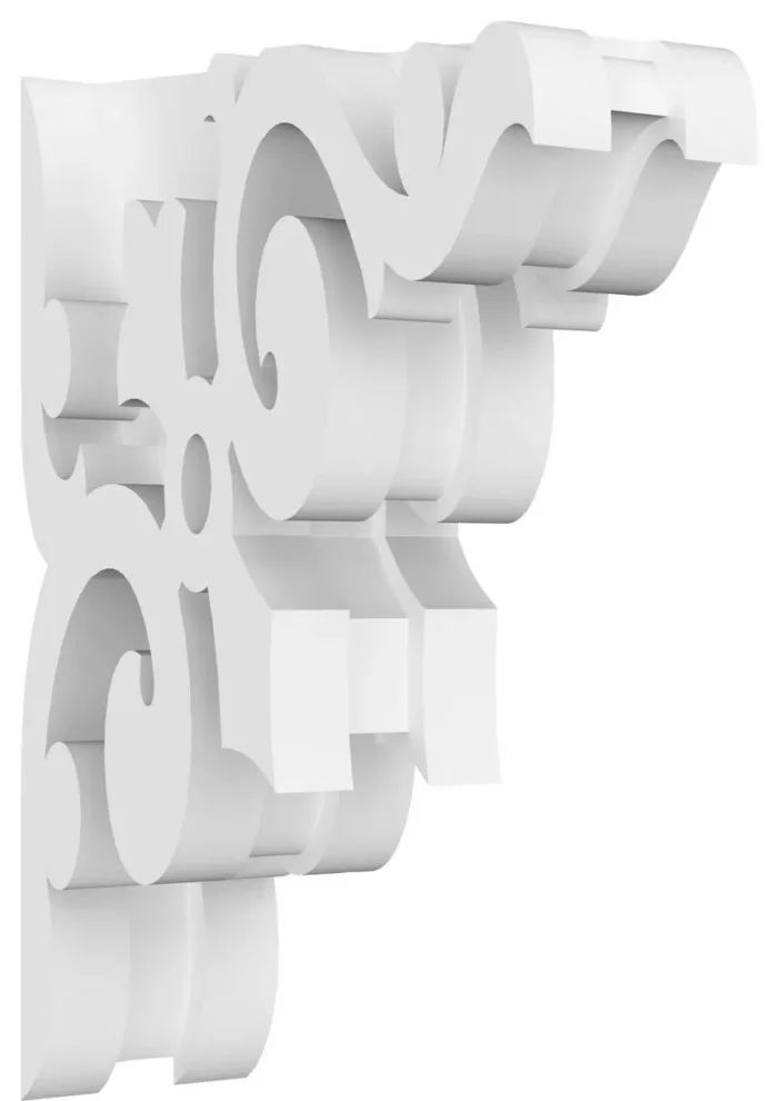 1 7/8"W X 4"D X 6"H Whitman Architectural Grade PVC Corbel - Image 1