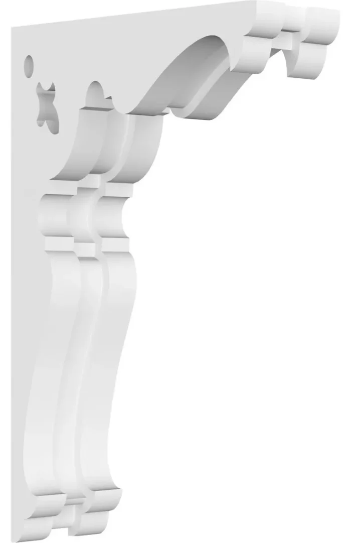 1 7/8"W X 5"D X 8"H Heath Architectural Grade PVC Corbel - Image 1