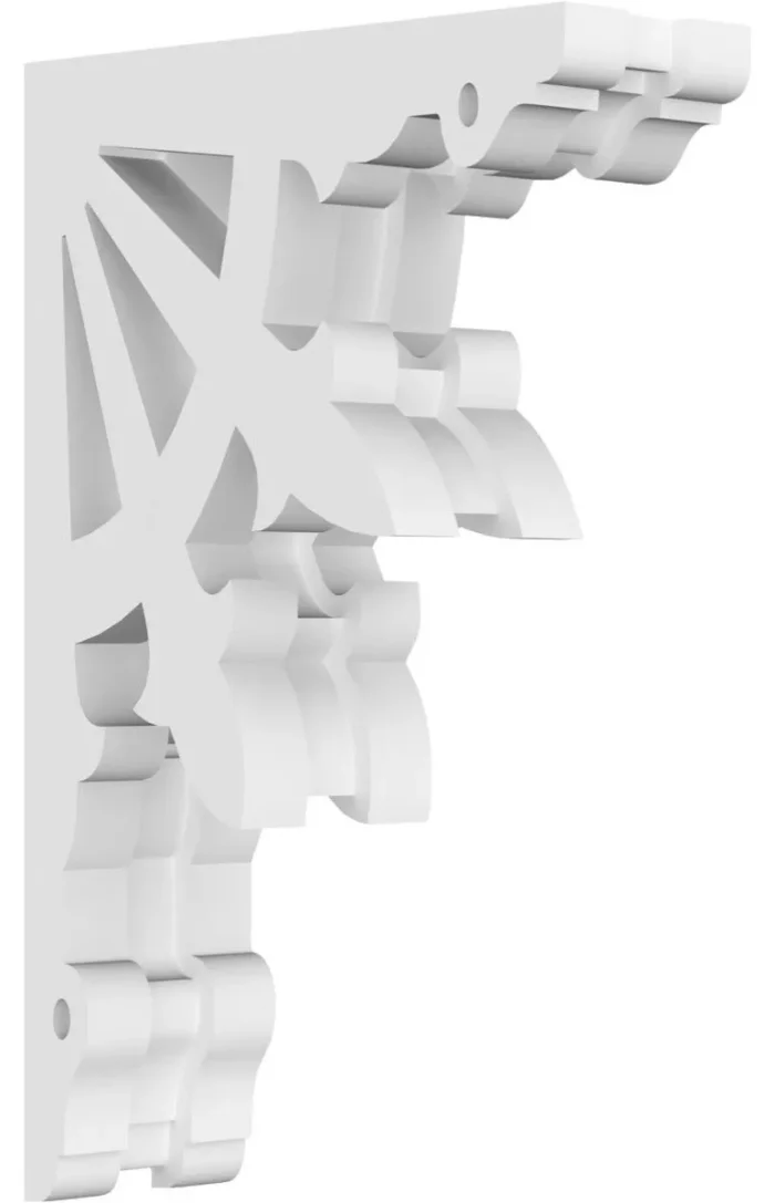 1 7/8"W X 5"D X 8"H Riley Architectural Grade PVC Corbel - Image 1