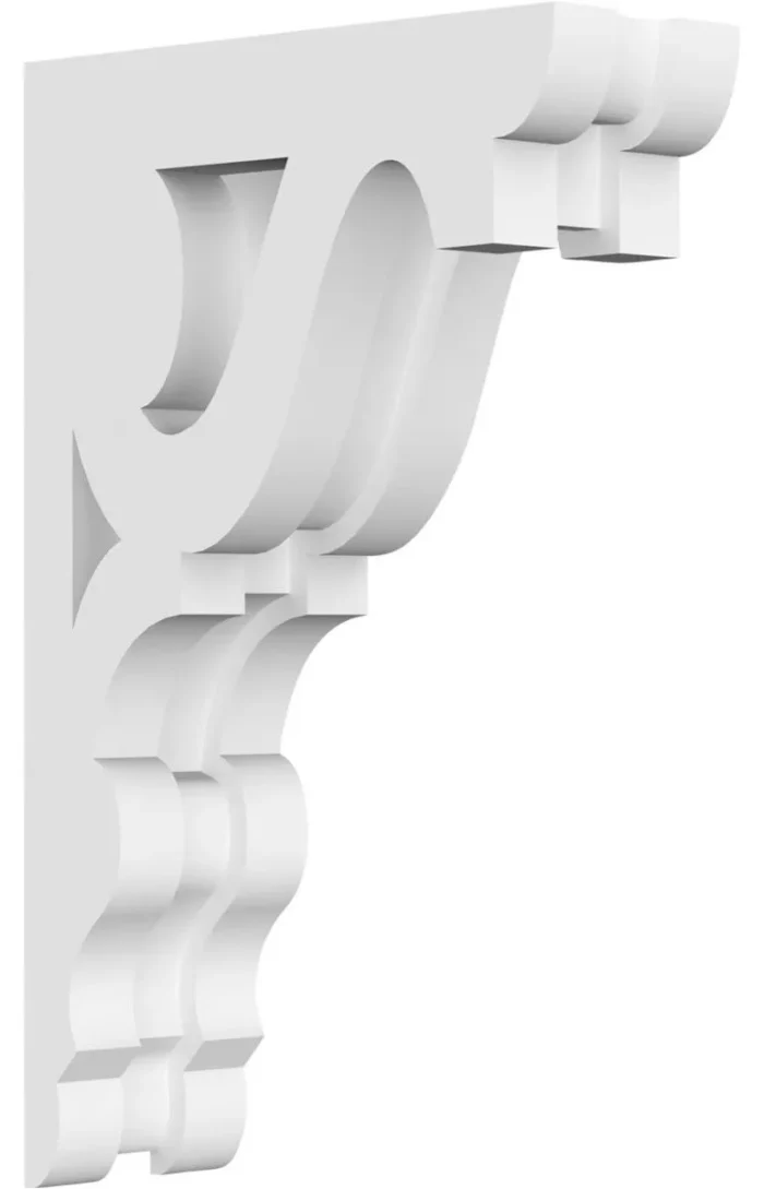 1 7/8"W X 5"D X 8"H Robin Architectural Grade PVC Corbel - Image 1
