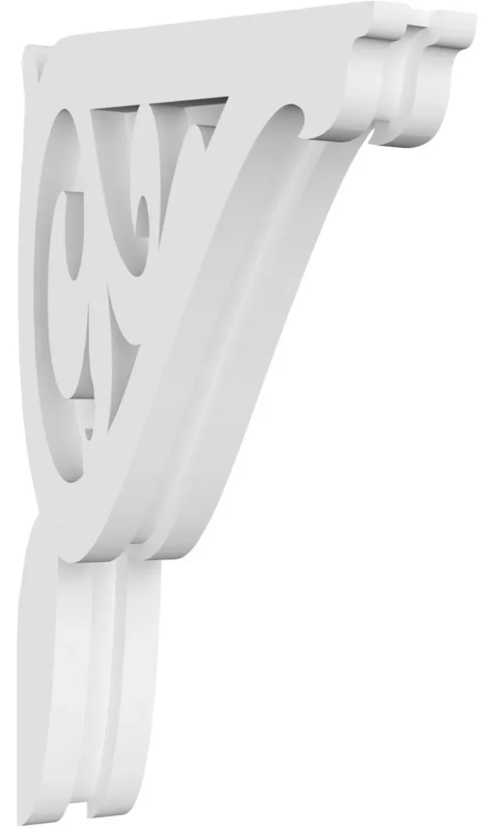 1 7/8"W X 6"D X 10"H Carrillo Architectural Grade PVC Corbel - Image 1