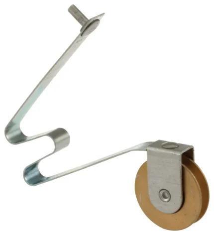 1" Adjustable Screen Door Tension Spring with Steel Roller, 2Pack