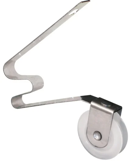1" Steel Screen Door Tension Springs with Nylon Roller, 2Pack