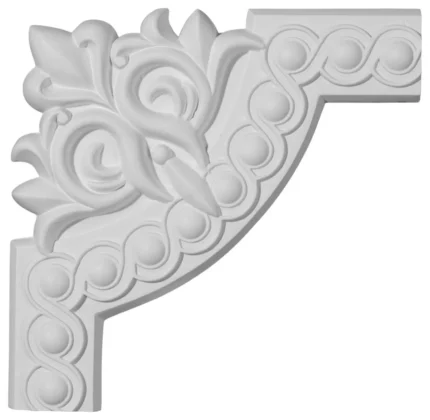 10 1/4"W x 10 1/4"H Foster Running Coin Panel Moulding Corner