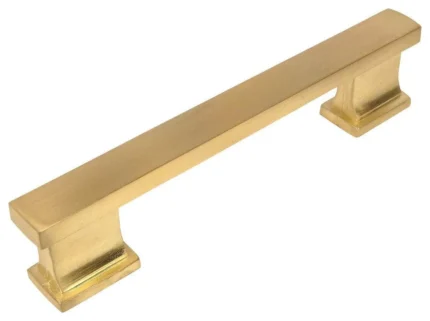 [10-PACK] Cosmas 702-3.5BB Brushed Brass Contemporary Cabinet Pull