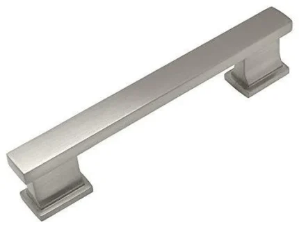 [10-PACK] Cosmas 702-3.5SN Satin Nickel Contemporary Cabinet Pull