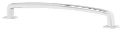 10 Pack Industrial Style 7-9/16 Inch Centers Nickel Cabinet Pull / Handle