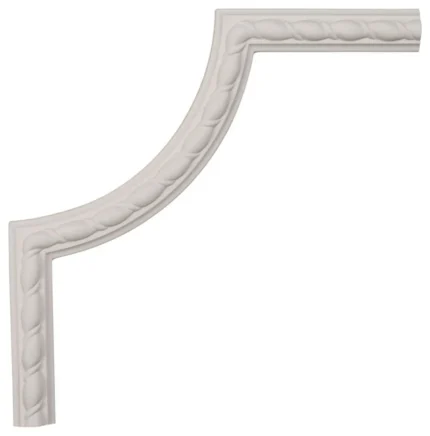 10"W x 10"H x 5/8"P Bulwark Rope Panel Moulding Corner