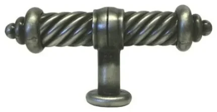 100 Pack Antique Pewter Kitchen Cabinet Flute Knobs 3-3/8 Inch