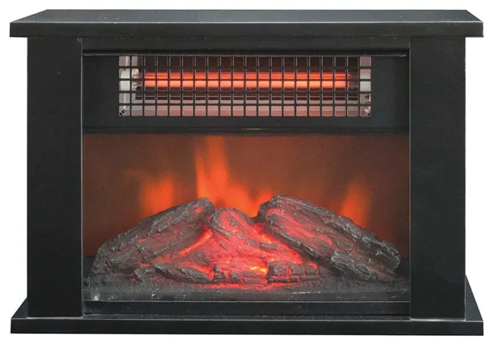 1000W Tabletop Infrared Fireplace Space Heater - Image 1