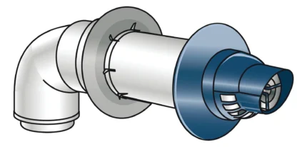 11.5" Non Condensing Horizontal Vent Termination, 3"x5" Concentric Only
