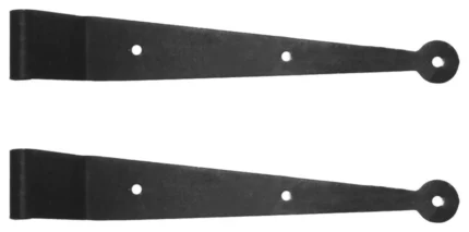 12" Strap Hinge: 1/2" Offset (Per Pair)