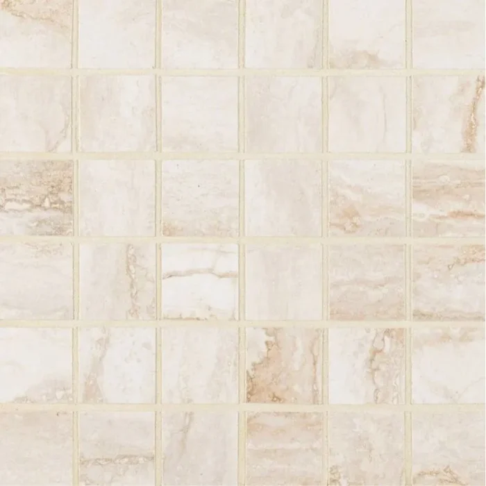 12"x12" Bernini Bianco Matte Mosaic, Set of 20 - Image 1
