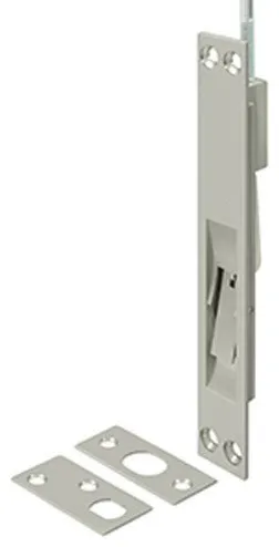12EFB15 12" Extension Flush Bolt, Solid Brass, Satin Nickel