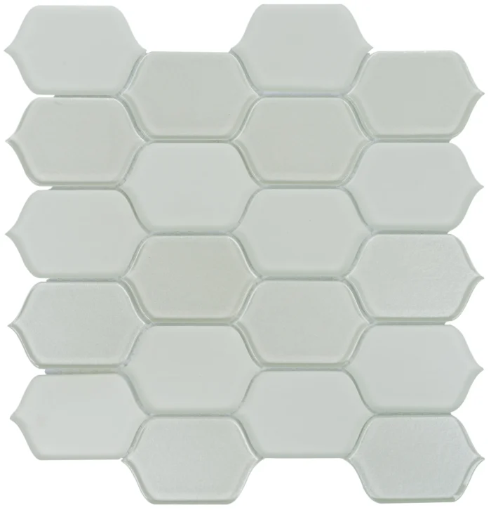 13.15"x13.15" Lantern Glass Mosaic, Set of 4, Socialite - Image 1