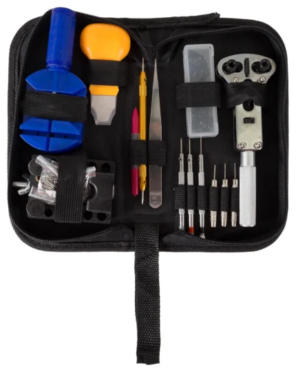144 Piece Watch Repair Kit And Storage Carrying Case By Stalwart