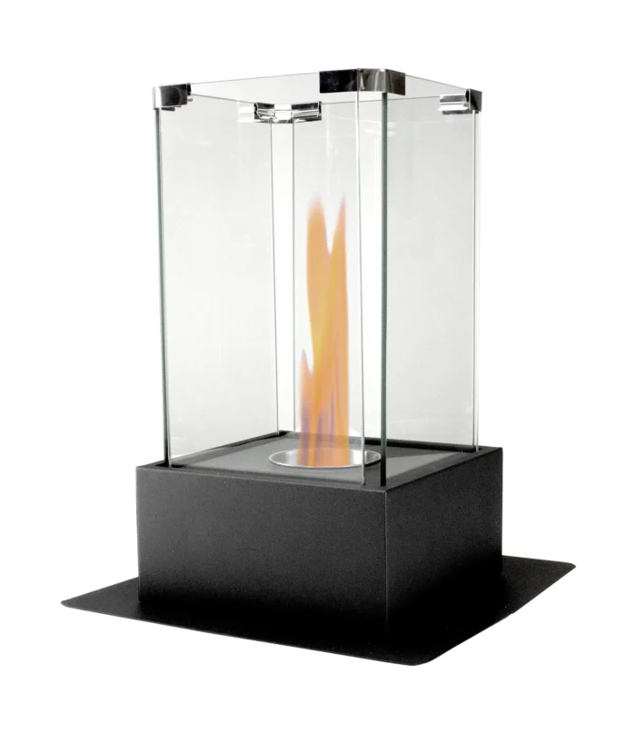 15" Bio Ethanol Ventless Portable Tabletop Fireplace with Flame Guard - Image 1