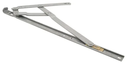 16-1/2" Steel 4-Bar Egress Hinge with Stop