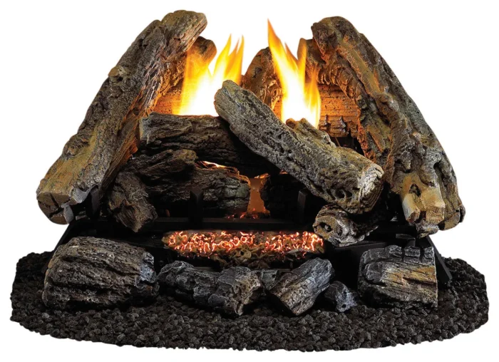 18 Ventless Ambient Gas Log Set Liquid Propane, 28,000 BTU - Image 1