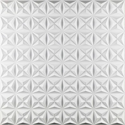 19 5/8"W x 19 5/8"H Coralie EnduraWall Decorative 3D Wall Panel, White