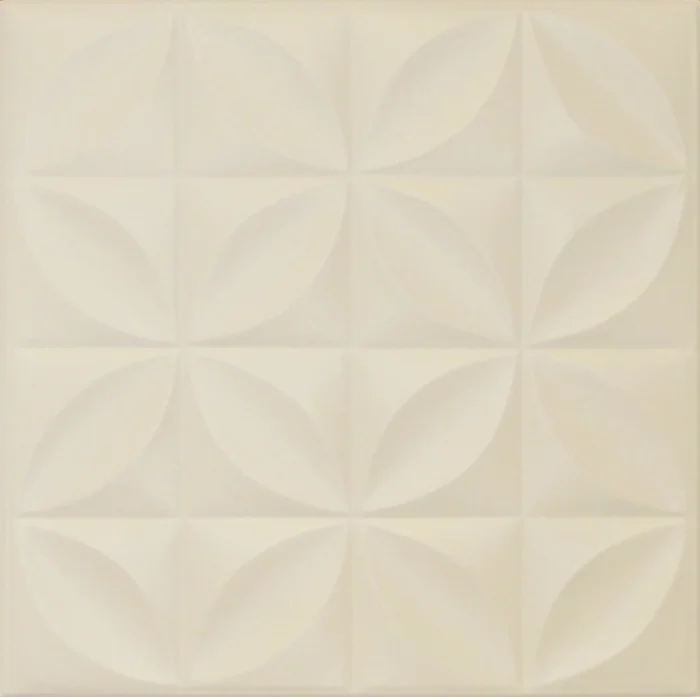 19.6"x19.6" Styrofoam Glue Up Ceiling Tiles R3, Antique White Behr Satin - Image 1