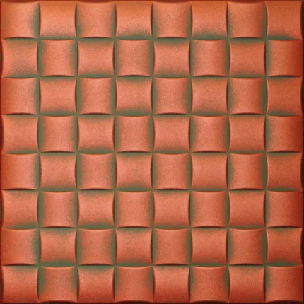 19.6"x19.6" Styrofoam Glue Up Ceiling Tiles R35, Copper Patina