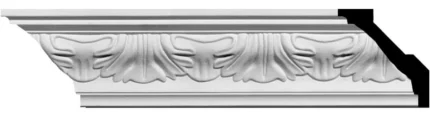2 1/2"Hx2 1/2"Px3 1/2"Fx94 1/2"L Orion Crown Moulding, 12-Pack