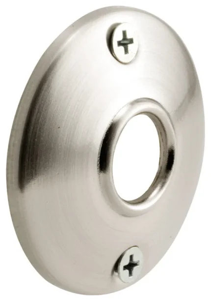 2-1/2" Satin Nickel Door Knob Rosette, 2Pack