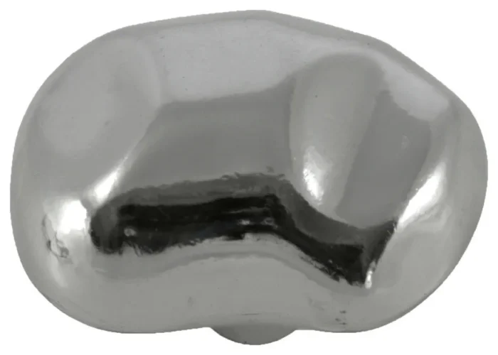 2 1/4" Large Potato Knob - Polished Nickel - Image 1