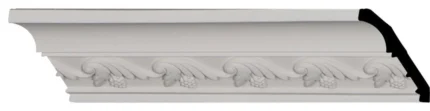 2 3/4"Hx2 1/2"Px3 5/8"Fx94 1/2"L, 2" Repeat, Tristan Crown Moulding, 2-Pack