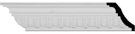 2 3/4"Hx2 3/8"Px3 5/8"Fx94 1/2"L Sequential Crown Moulding, 2-Pack