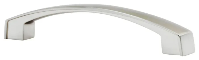 2 Pack Bow Style 5-1/32" Centers Brushed Nickel Cabinet Hardware Pull Handle - Image 1
