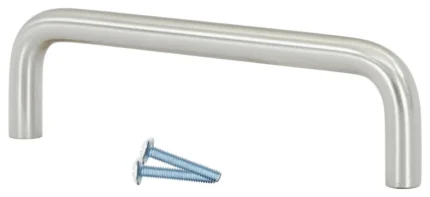 2 Pack Modern Wire 3-3/4" Centers, Length 4-3/32" Brushed Nickel Cabinet Pull