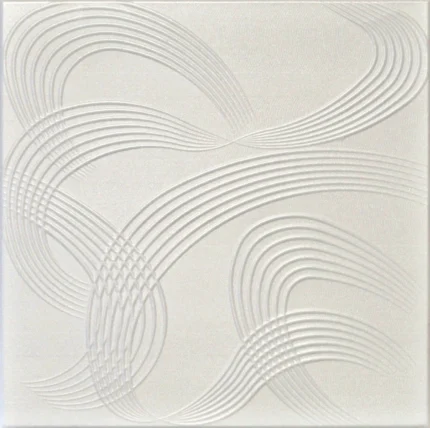 20"x20" Styrofoam Glue Up Ceiling Tiles, R59W Plain White