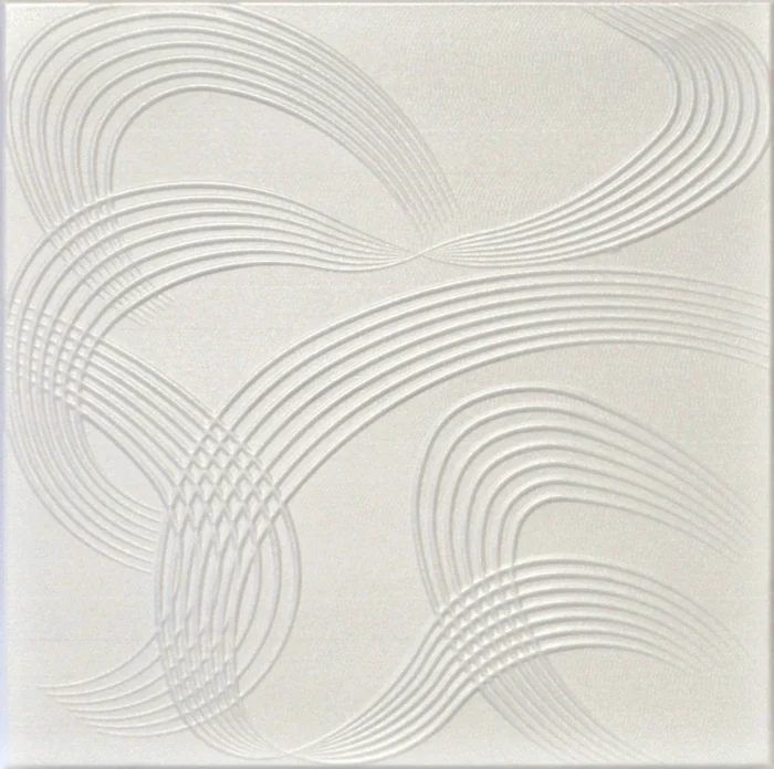 20"x20" Styrofoam Glue Up Ceiling Tiles, R59W Plain White - Image 1