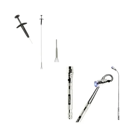 24" Pick-Up Tool and Telescopic Magnetic Pickup Flashlight