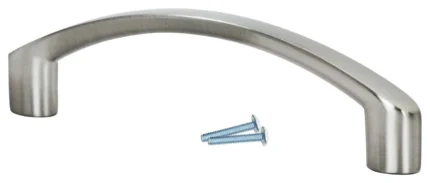 25 Pk 3-3/4" (96mm) Center to Center, 4-9/32" Long Brushed Nickel, Cabinet Pull