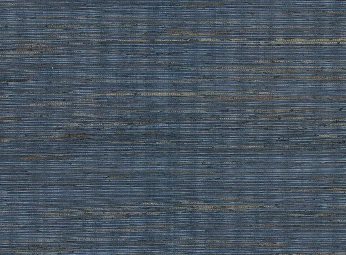 2829-82042 Brewster Pattini Indigo navy blue natural Grasscloth Wallpaper, 36 Inc X 24 Ft Roll - Image 1