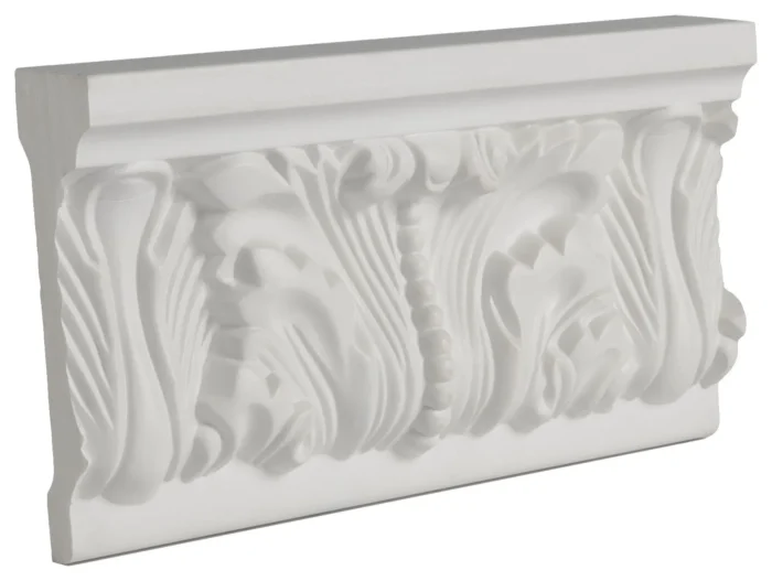 3-1/2" Acanthus Polyurethane Panel Moulding, 6" Long Sample - Image 1